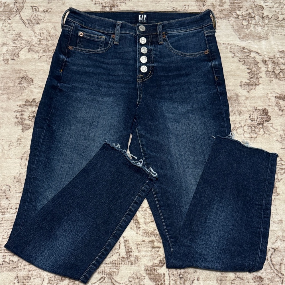 GAP Women's Midnight Blue Ankle Jeans